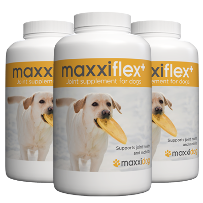 maxxiflex+ dog joint supplement for dogs from maxxipaws