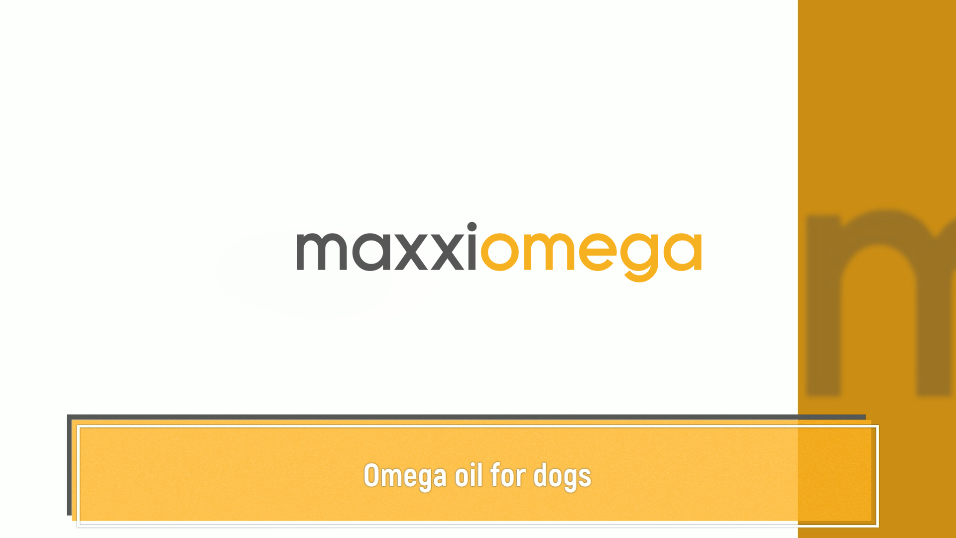 Canine fatty acids fish oil and vegtable oil