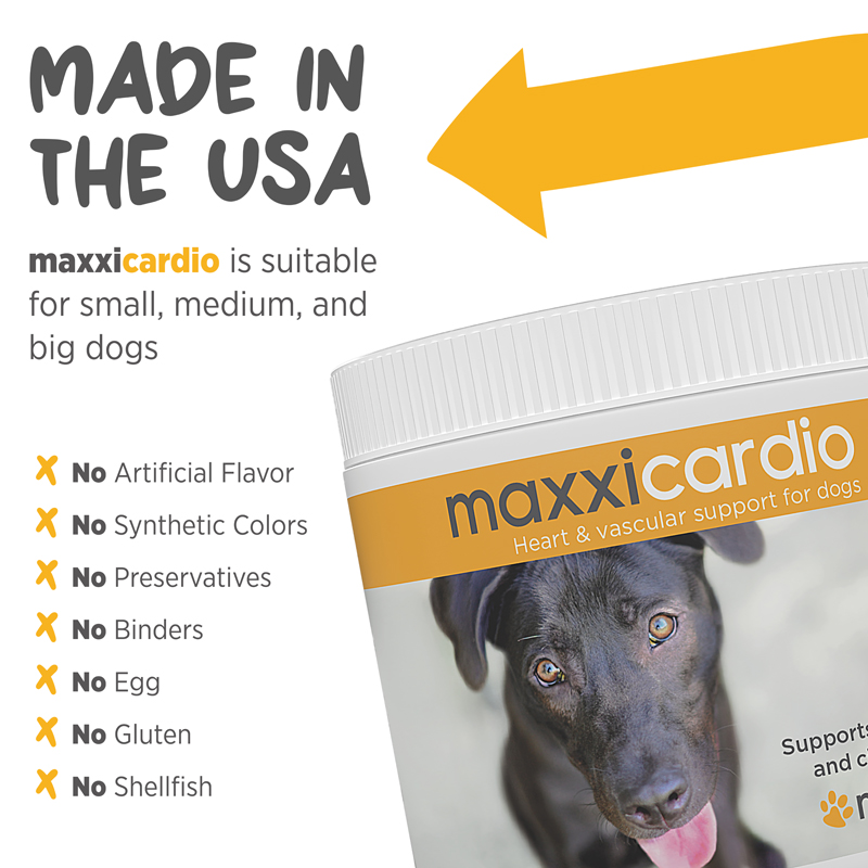 maxxicardio contains no additives colors binders